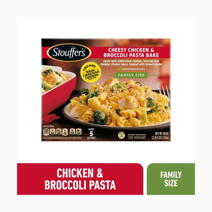 Stouffer's Chicken and Broccoli Pasta Bake Family Size Frozen Meal, 40 oz (Frozen)