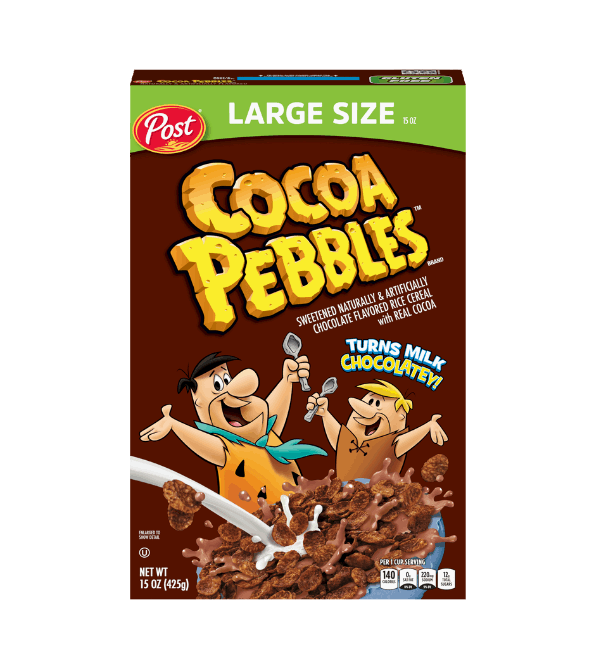 Post Cocoa Pebbles Cereal Large Size - 15 oz