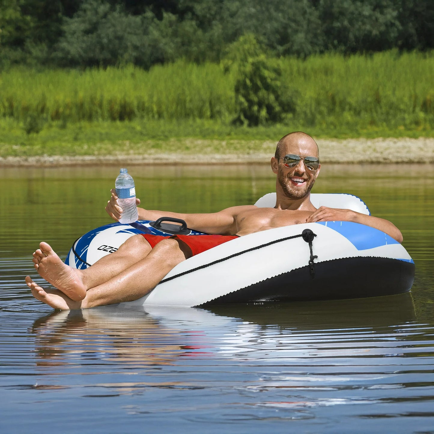 Ozark Trail Blue Rapid Rider River Tube 48" – Summer Float