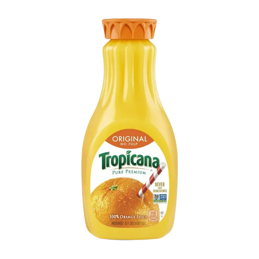 Tropicana Orange Juice Pure Premium No Pulp Original Chilled 52 Oz