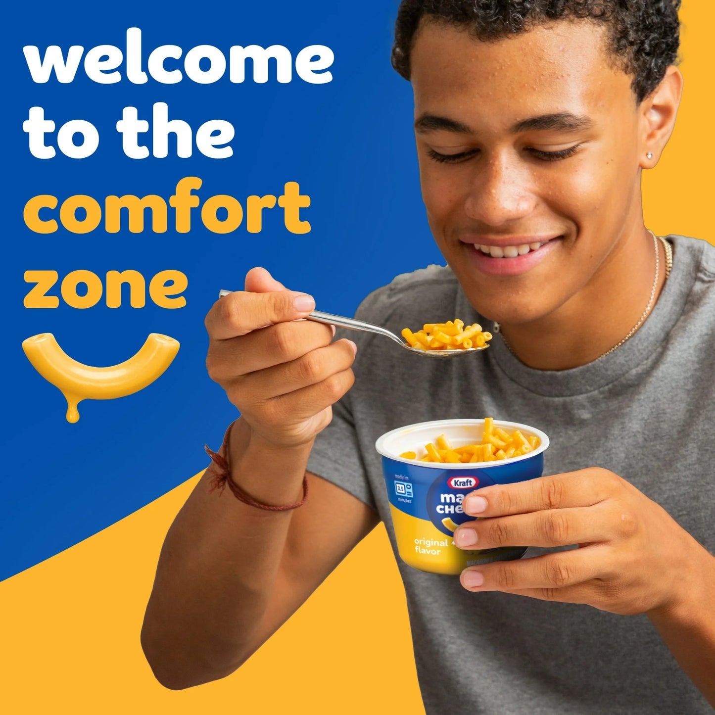 Kraft Mac & Cheese Cups, 4-Pack, 2.05 oz Each, Shelf-Stable