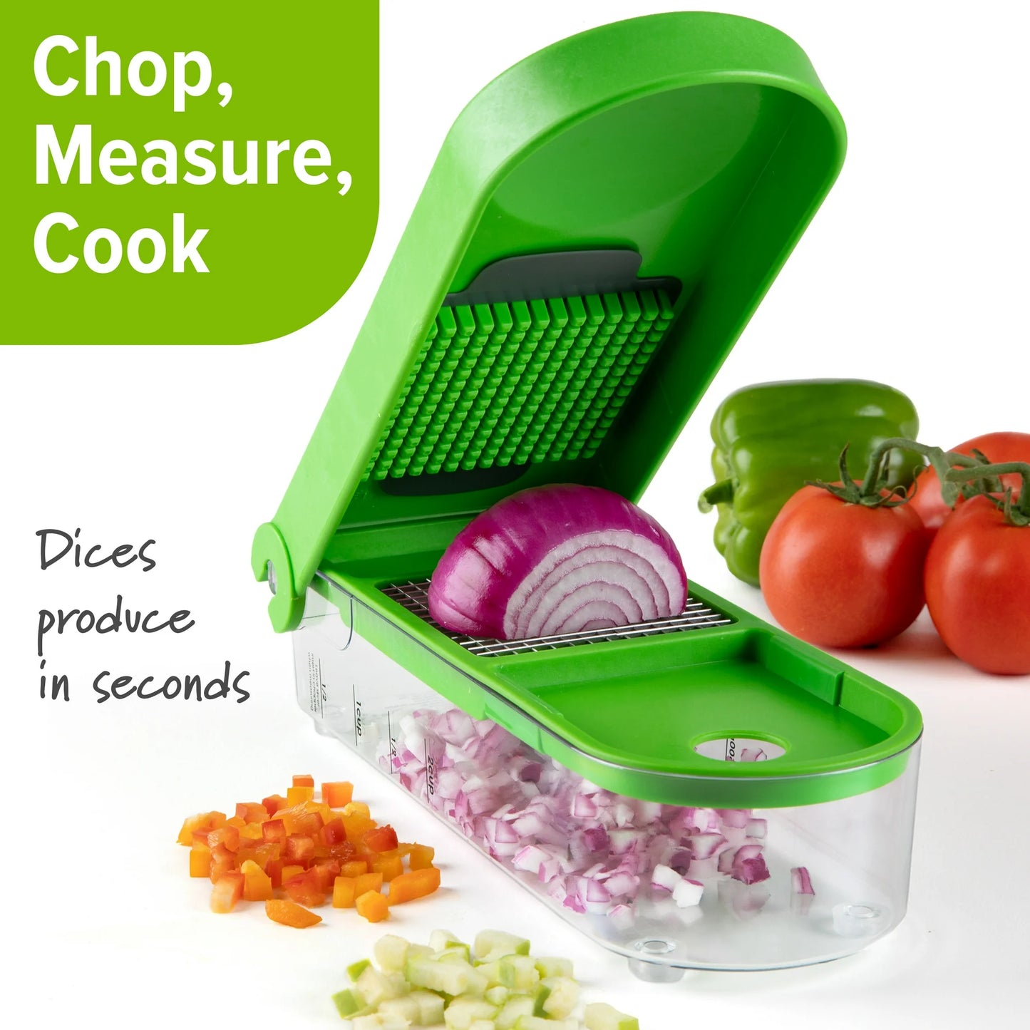 Prep Solutions Onion Chopper & Dicer – Easy Clean Kitchen Tool