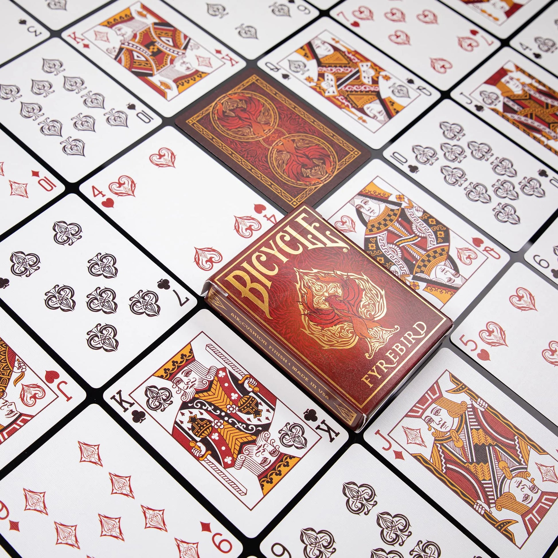 Bicycle Fyrebird Playing Cards Red