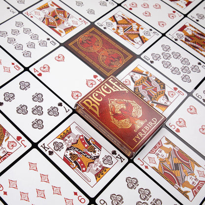 Bicycle Fyrebird Playing Cards Red