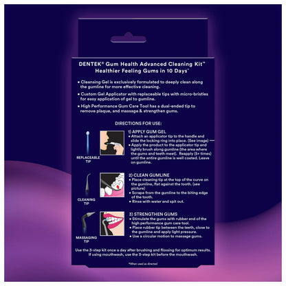 DenTek Gum Health Oral Care Kit with Gel, Massager & Scraper