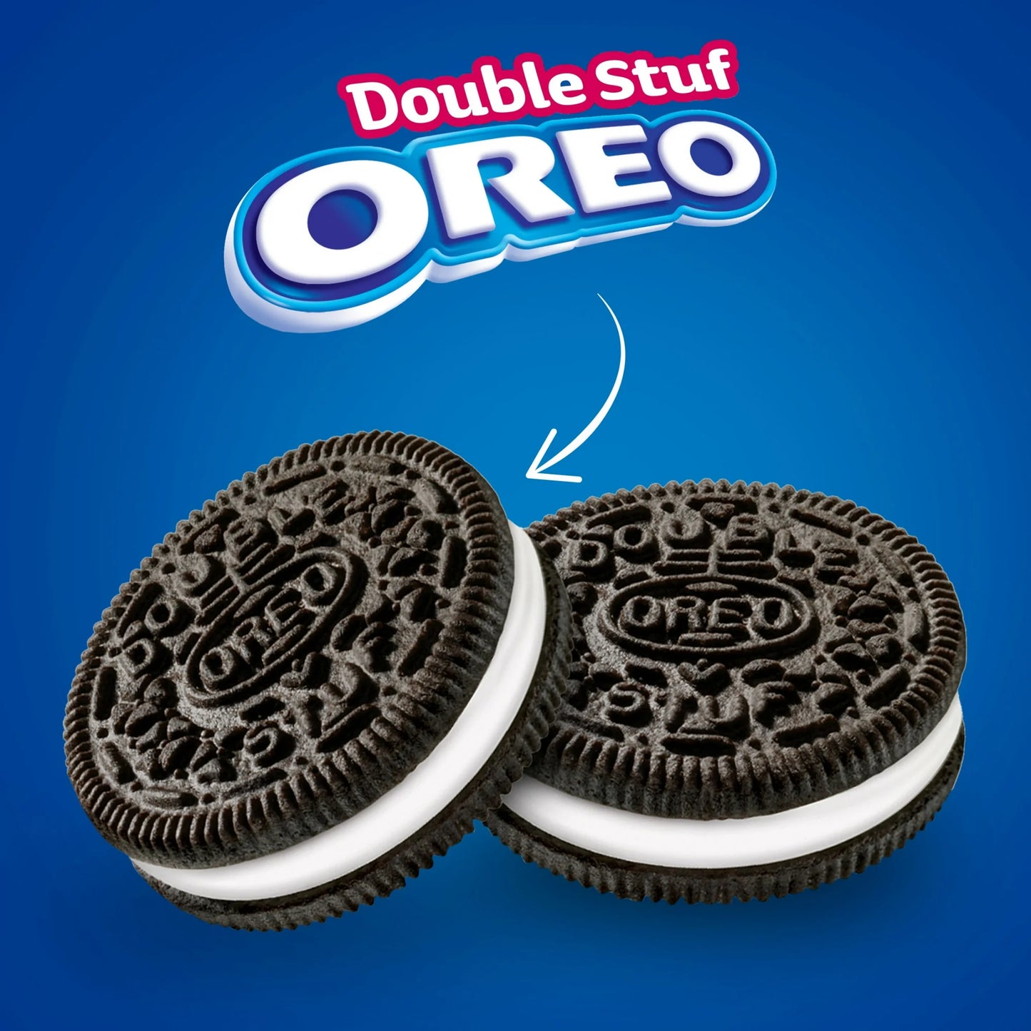 OREO Double Stuf Chocolate Sandwich Cookies Family Size 14 oz