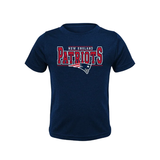 New England Patriots Boys T-Shirt | Sizes 4-18 | Official NFL Apparel