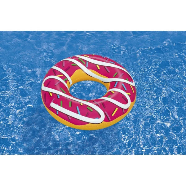 Bluescape 45" Multicolor Donut Pool Ring Float, Kids and Adults