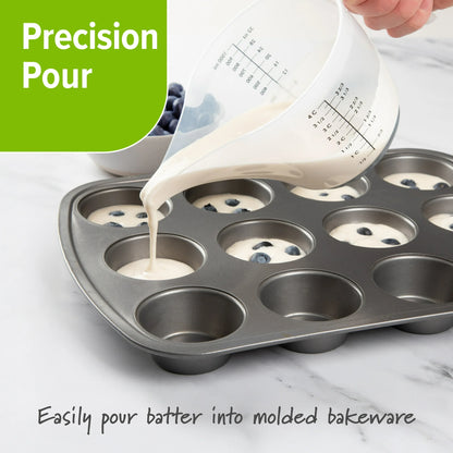 PrepSolutions Precise Pour Measuring Pitcher – 4-Cup Capacity