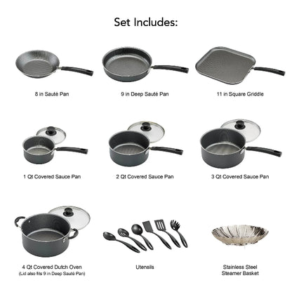 Primaware 18 Piece Non-stick Cookware Set - Tramontina