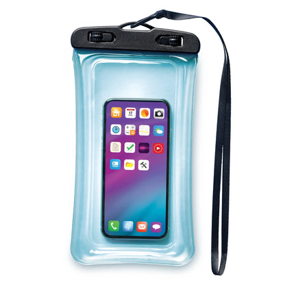 Bluescape Universal Waterproof Phone Pouch, Black & Clear Case