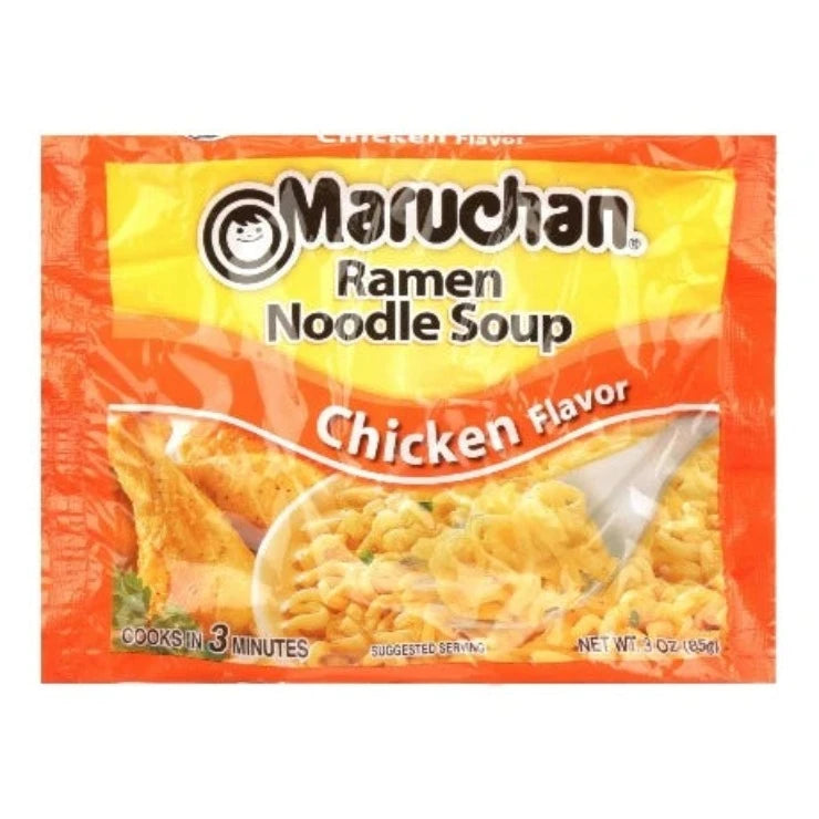 Maruchan Instant Lunch Chicken Ramen Noodle Soup, 3 Oz, 12 Count