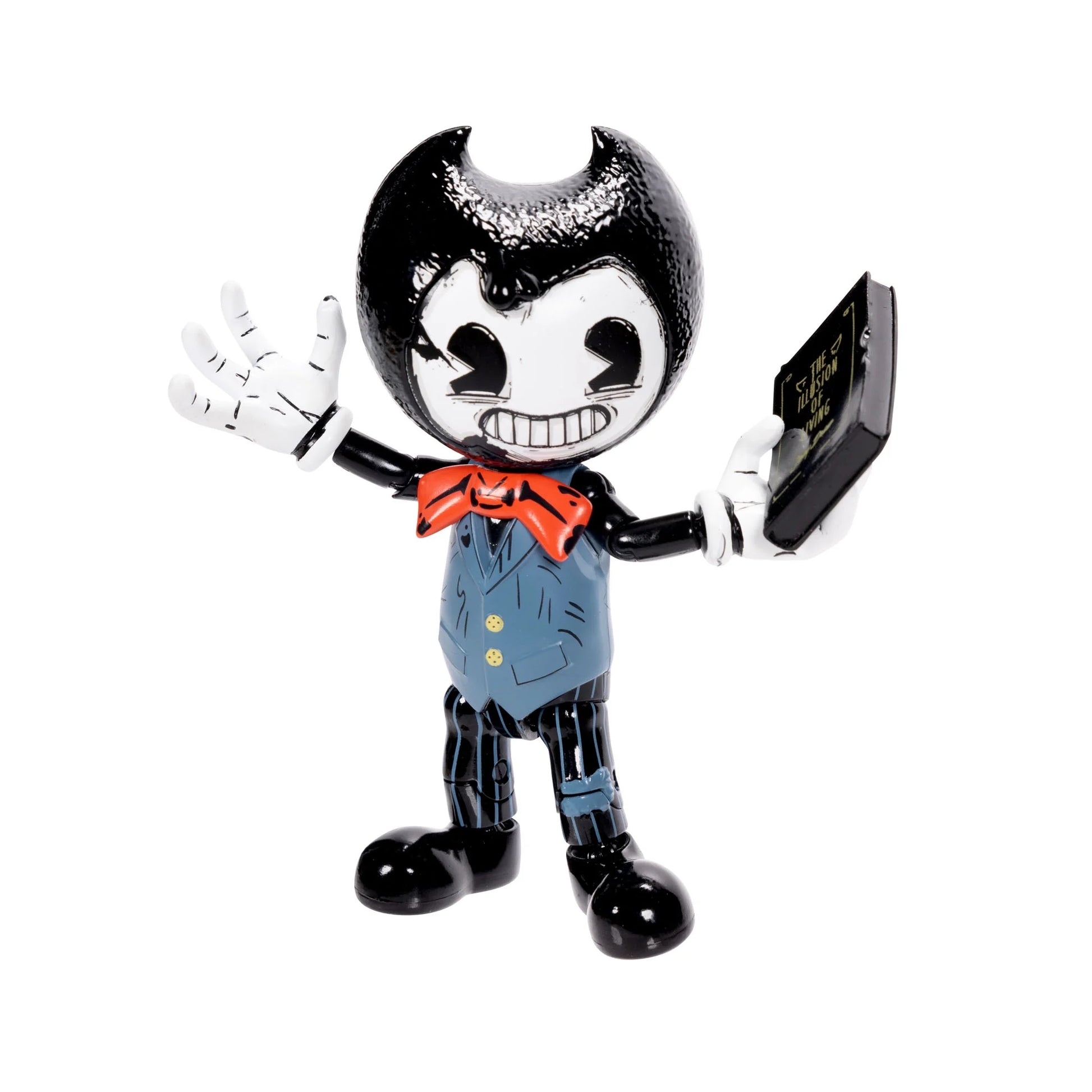 Bendy and the Ink Machine 5 Inch Articulated Bendy Action Figure with Book Accessory for Teen Ages 14+