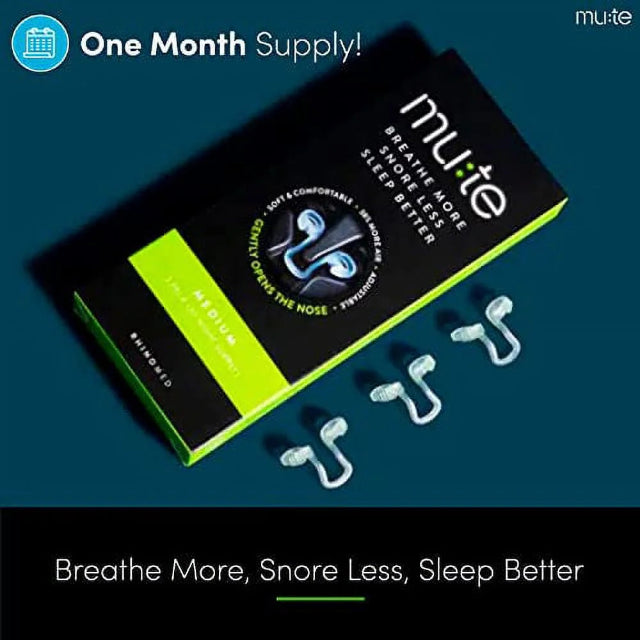 Rhinomed Mute Nasal Breathing Device for Better Sleep, 3 Count