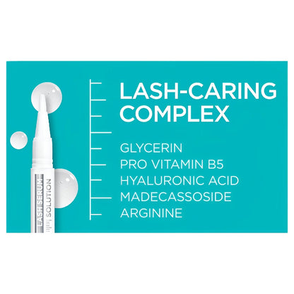 Eyelash Serum Solution with Lash Caring Complex for Thicker, Fuller Lashes