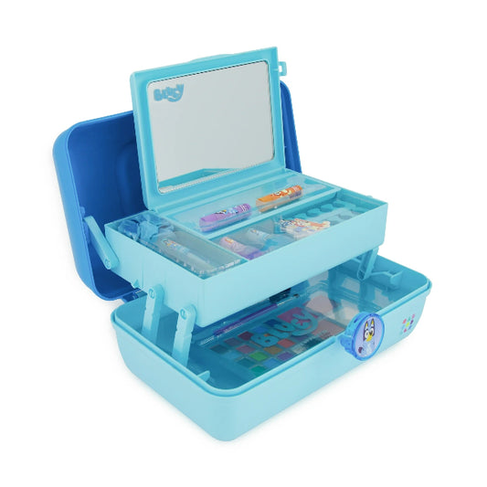 Bluey X Caboodles Makeup Organizer, 12-Piece Cosmetic Set