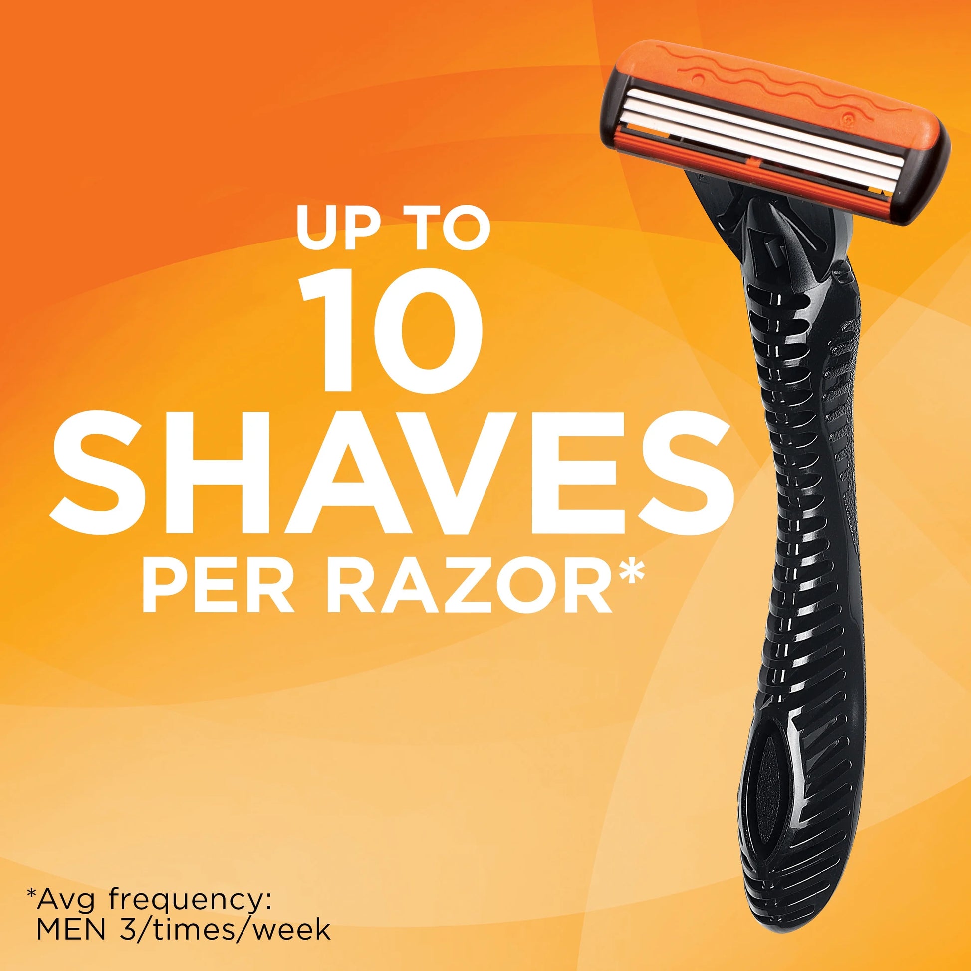 BIC Comfort 3 Refillable Refill Razor Cartridges, 3 Blades, 14 Razor Refill Cartridges for Manual Shaving Razors