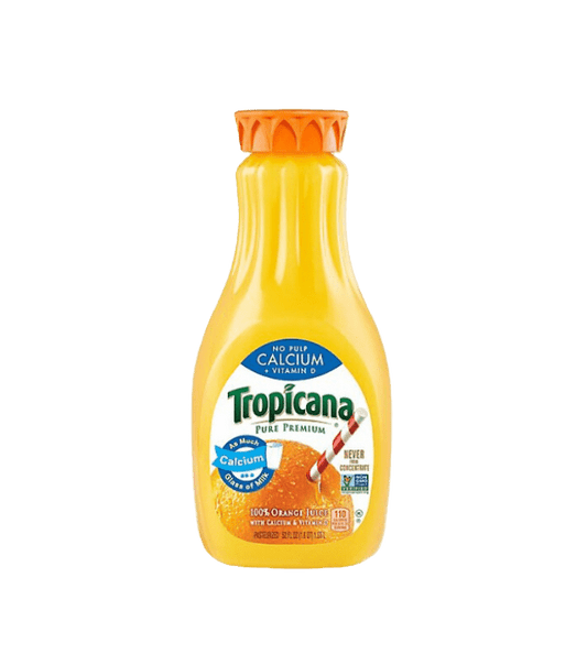 Tropicana Juice Pure Premium Orange No Pulp Calcium + Vitamin D Chilled - 52 Fl. Oz.