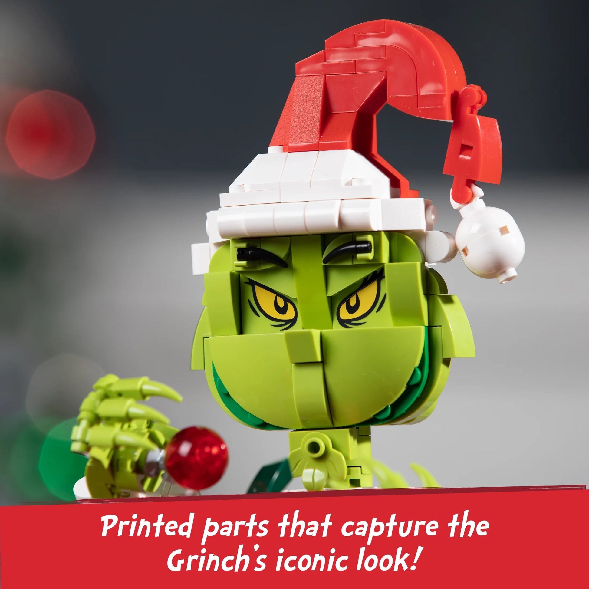 Brickcraft up the Chimney Grinch Building Kit (504-Plastic Piece Set) Limited Edition Collectible, Christmas Décor, Toy Gift Idea for Boys and Girls Ages 8 Years Old and Up