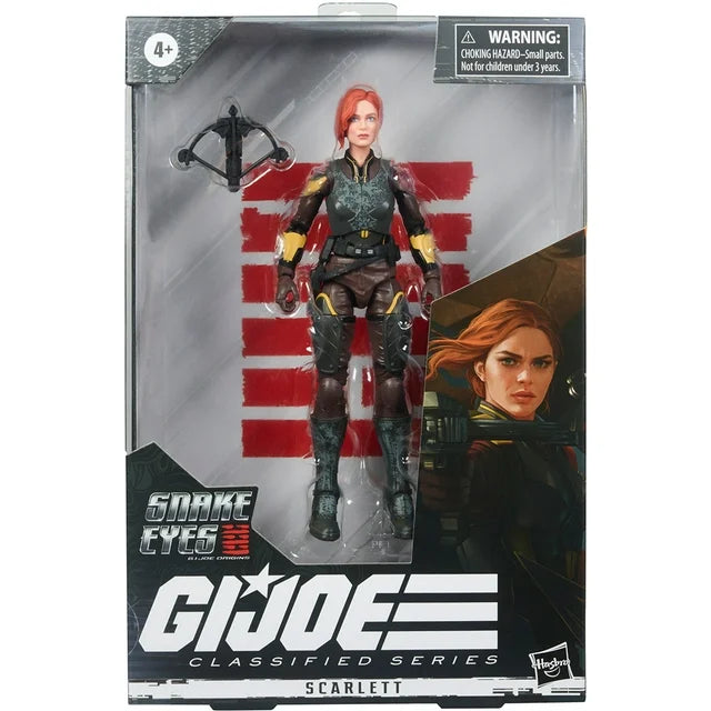 G.I. Joe Classified Series Snake Eyes Origins Scarlett Figure