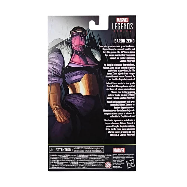 Hasbro Marvel Legends Series Super Villains Baron Zemo 6-inch Action Figure