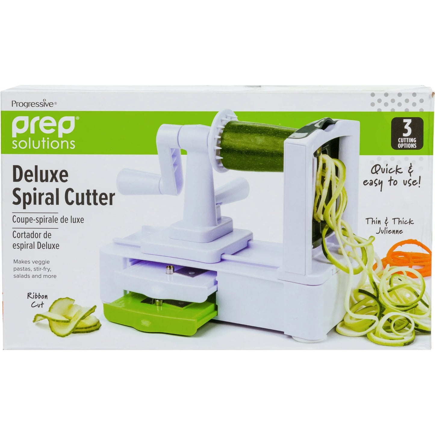 Prep Solutions Deluxe Spiral Cutter – White with Steel Blades