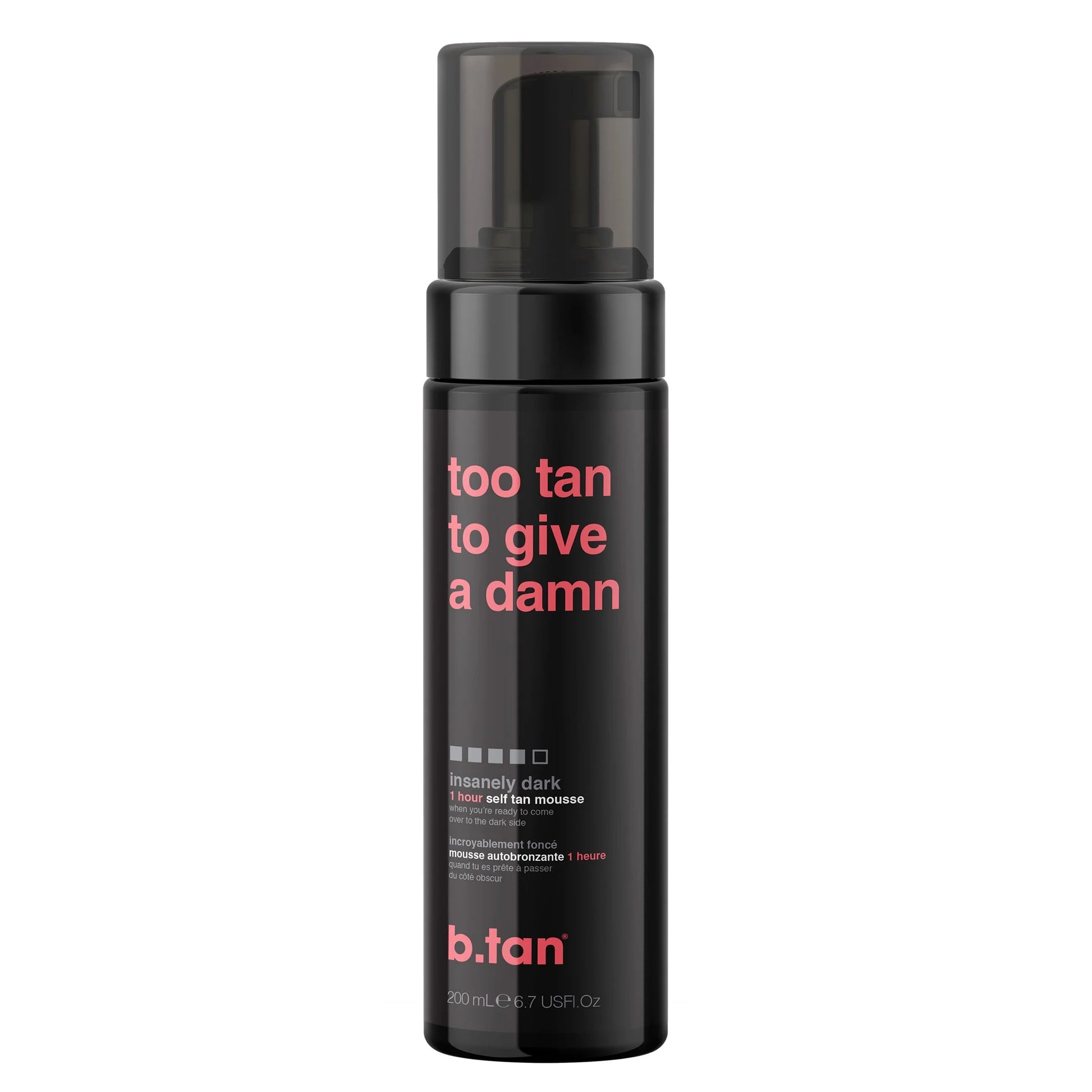 B.Tan Too Tan to Give a Damn Self-Tanning Mousse, 6.7 Fl Oz
