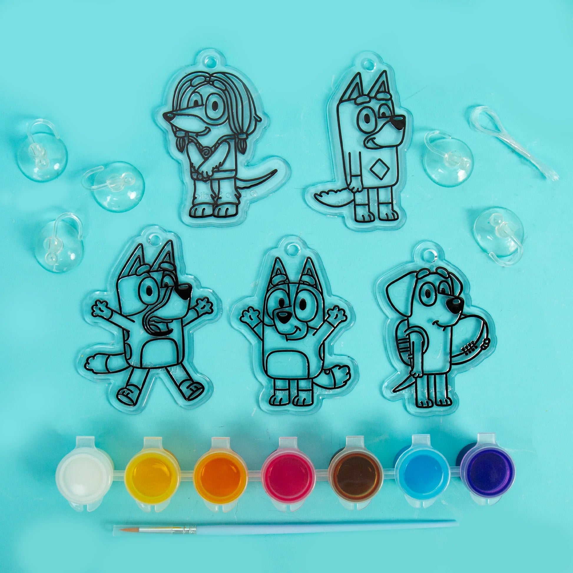 Bluey Window Art, Boys and Girls, Child, Ages 3+