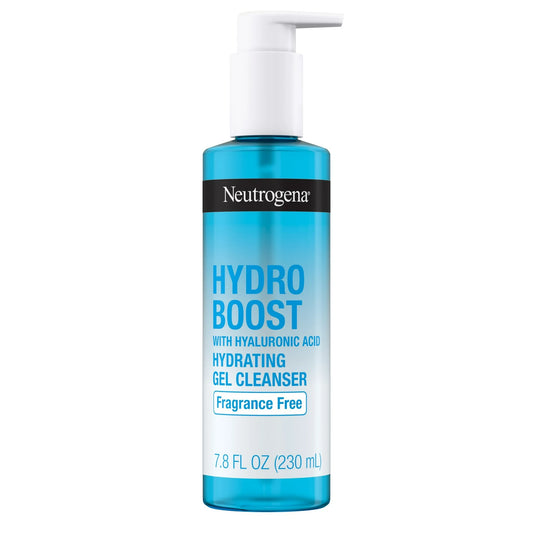 Neutrogena Hydro Boost Gel Cleanser, Fragrance Free, 7.8 oz