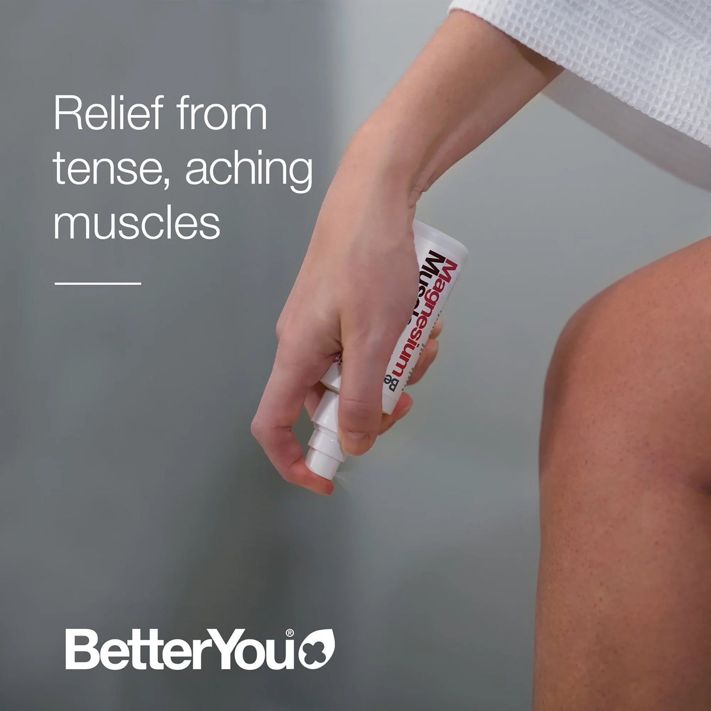Betteryou Magnesium Muscle Body Spray - Relaxing Topical Magnesium and Essential Oil Spray - Lavender and Chamomile - Promotes Better Sleep - 3.38 Oz