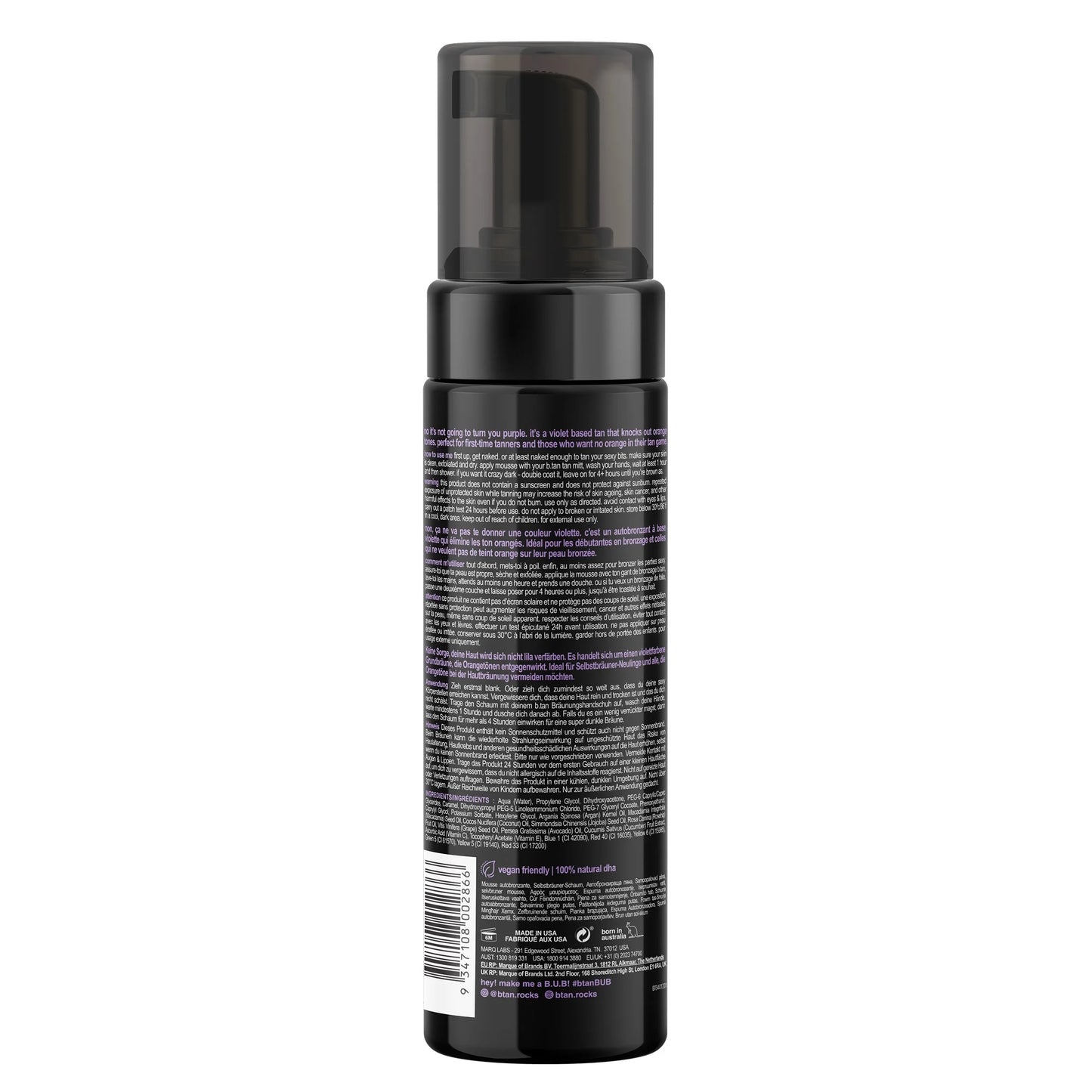 B.Tan Love at First Tan Self-Tanning Mousse, 6.7 Fl Oz