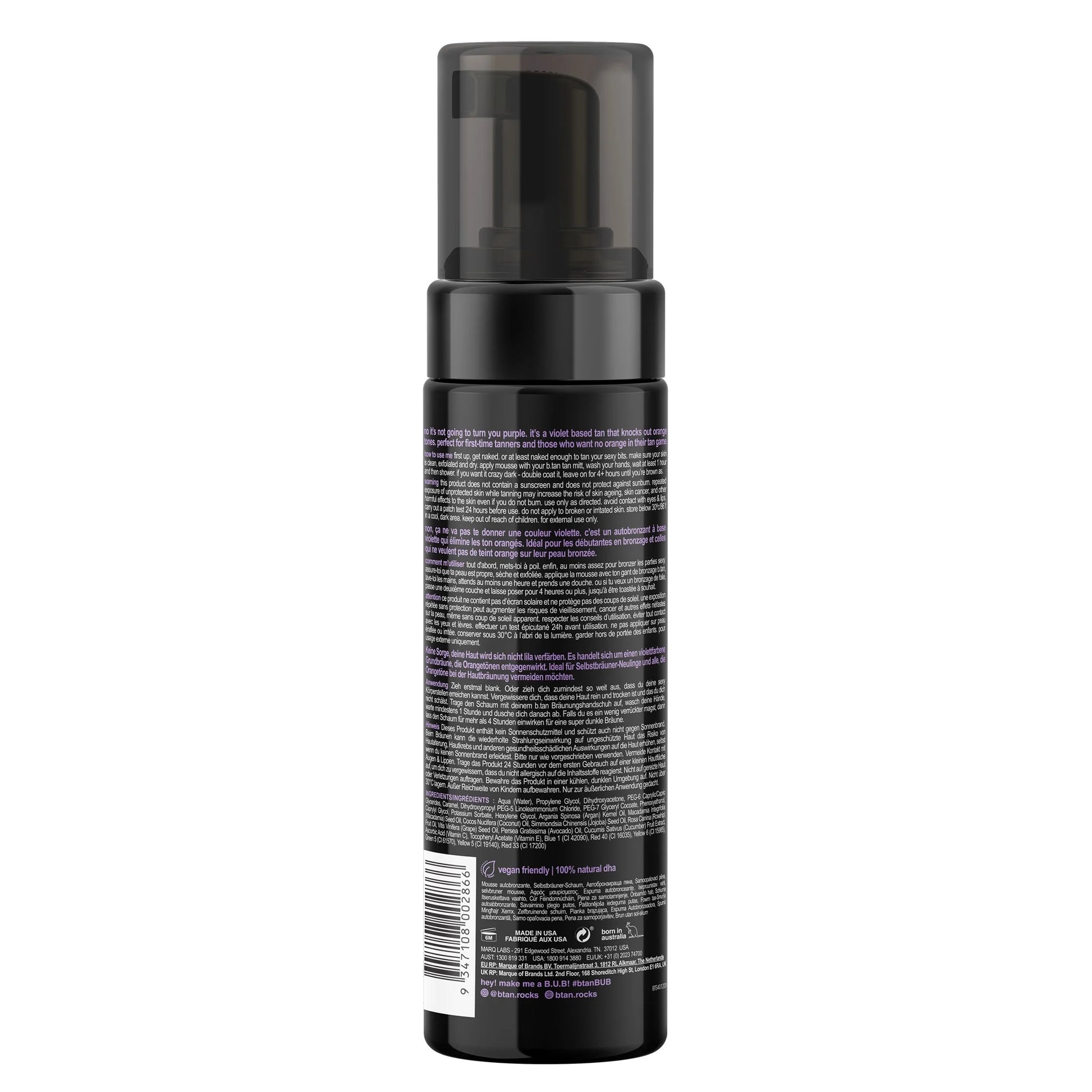 B.Tan Love at First Tan Self-Tanning Mousse, 6.7 Fl Oz