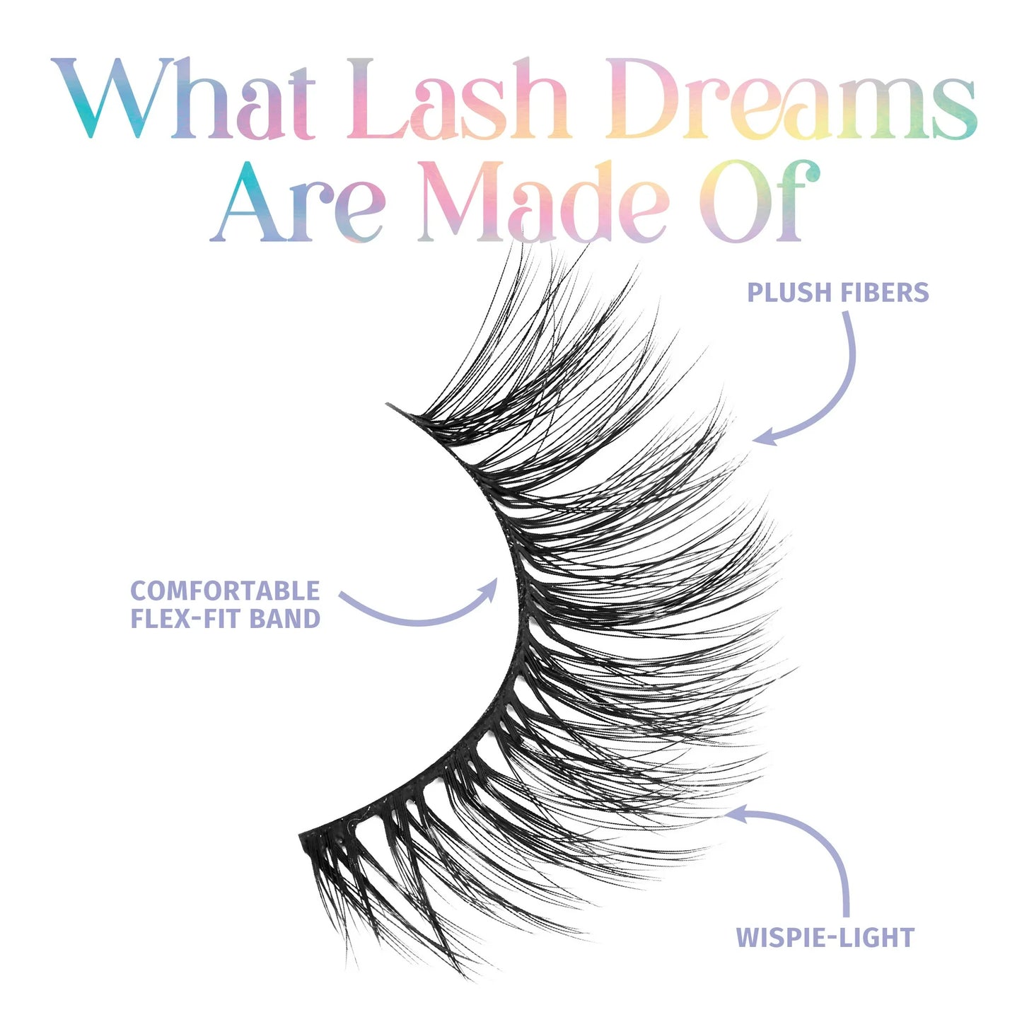 Salon Perfect Dreamie Lash Cloud 9, Wispy Natural Lashes, 3 Pack
