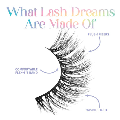 Salon Perfect Dreamie Lash Cloud 9, Wispy Natural Lashes, 3 Pack
