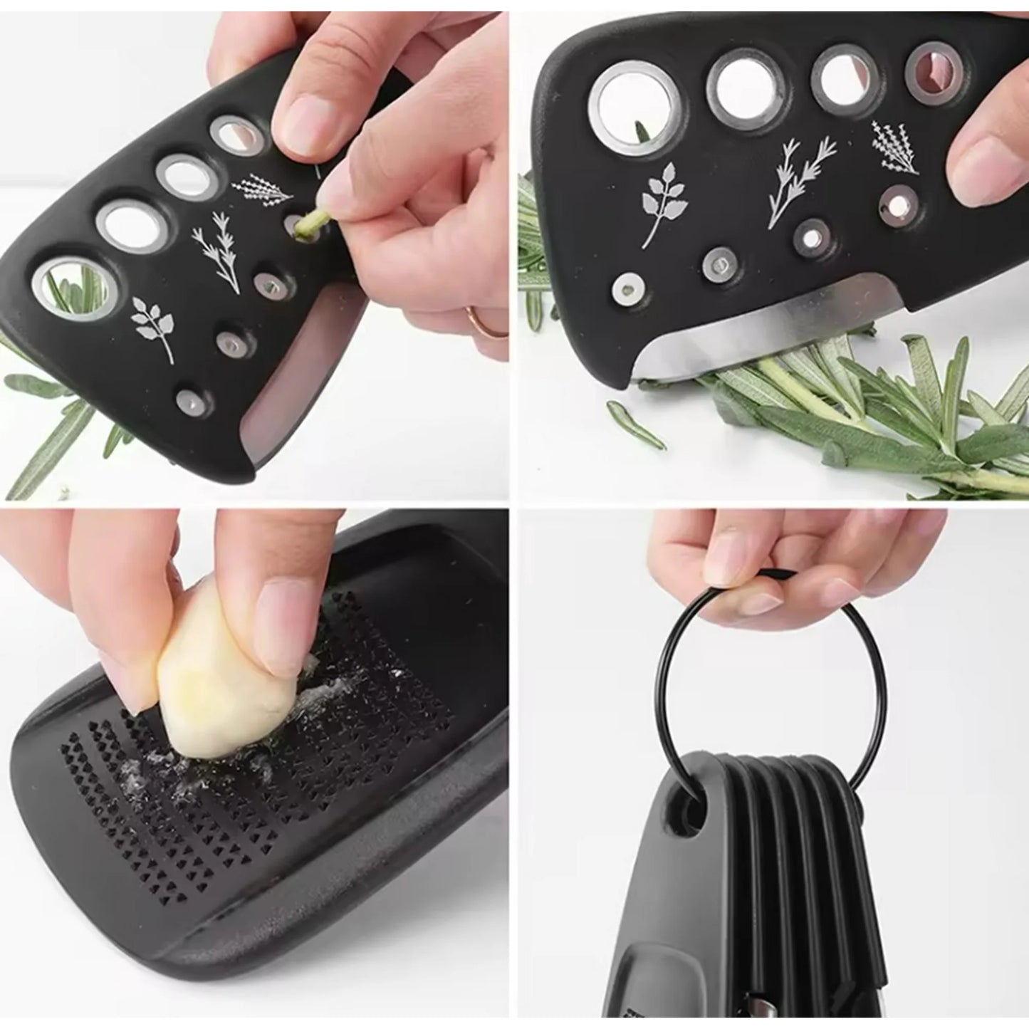 Compact Kitchen Gadget Set - 6-in-1 Multifunctional Tools