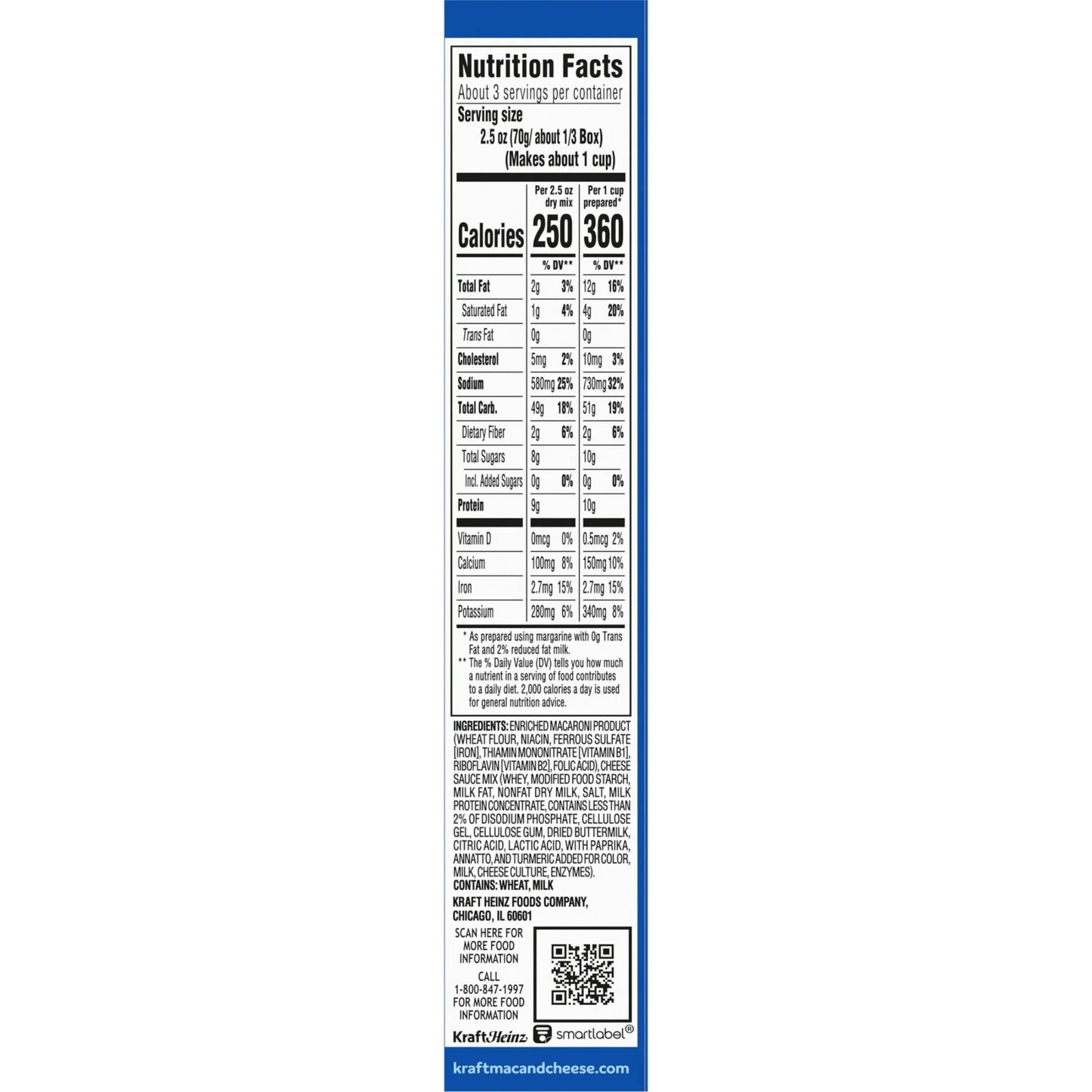 Kraft Thick 'n Creamy Mac N Cheese Dinner, 7.25 oz Box, Shelf-Stable