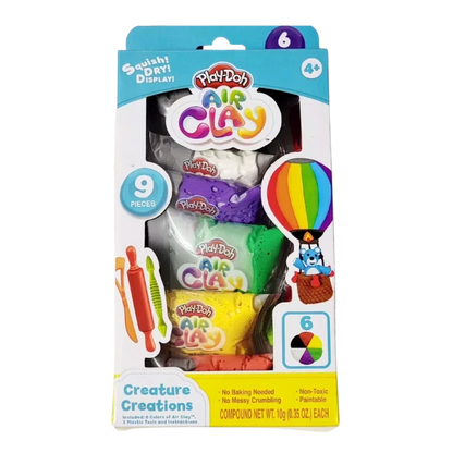 Play-Doh Air Clay Studio with 6 Colors & Accessories for Kids Ages 4 and Up