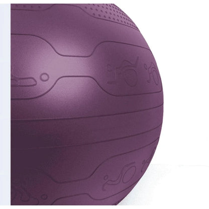 Athletic Works 65cm Yoga Ball, Anti-Burst, Exercises Poses Embossed