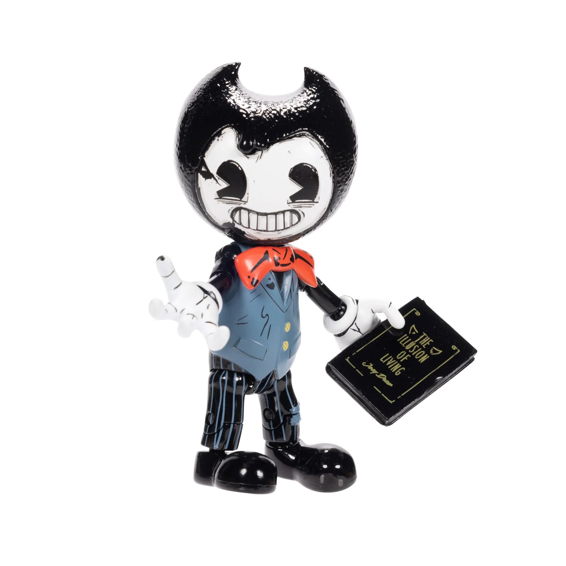 Bendy and the Ink Machine 5 Inch Articulated Bendy Action Figure with Book Accessory for Teen Ages 14+