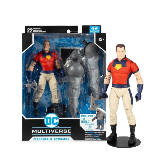 McFarlane Toys DC Build-A 7IN Figures WV5 - Peacemaker (Unmasked)