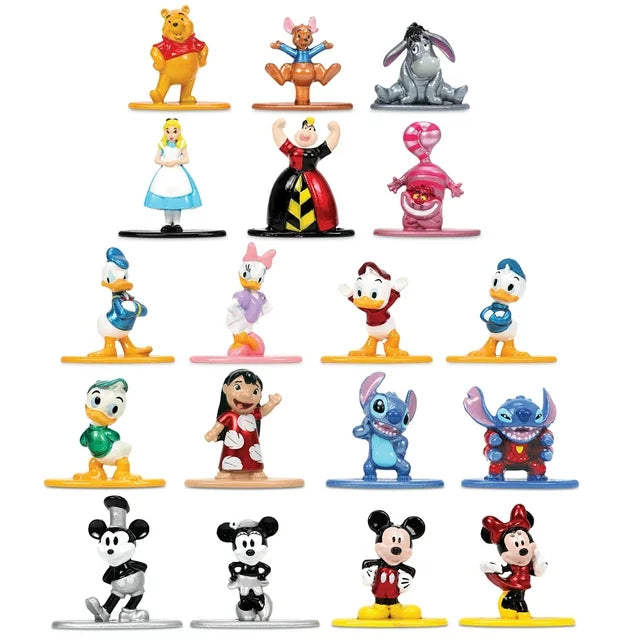 Jada Toys Disney 1.65" Diecast Action Figure, 18 Pieces