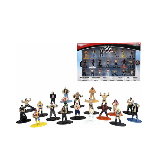 Jada Toys WWE 1.65" Diecast Action Figures, 20 Pieces