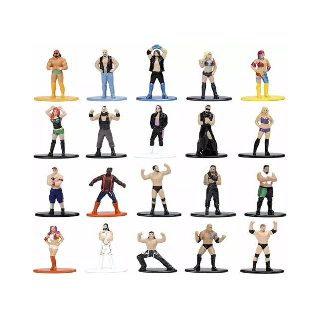 Jada Toys WWE 1.65" Diecast Action Figures, 20 Pieces