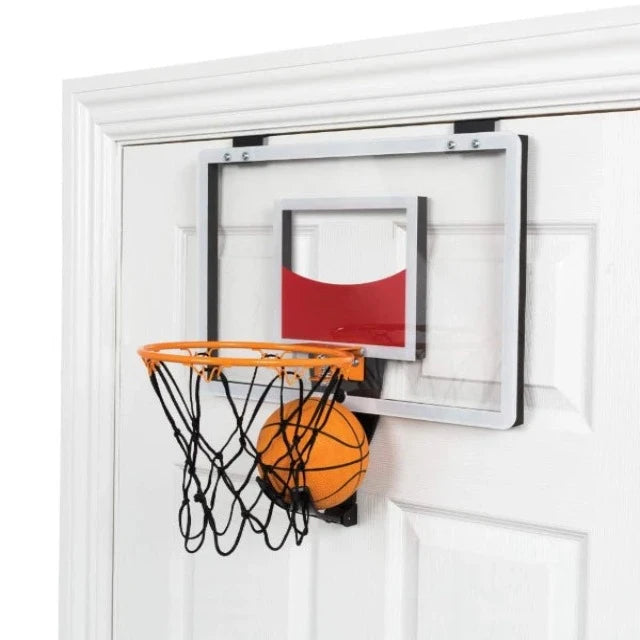 Funktion Deluxe Over The Door Basketball Hoop with Ball and Pump