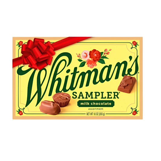 Whitman's Milk Chocolate Sampler Box - Assorted Chocolates, 10 oz