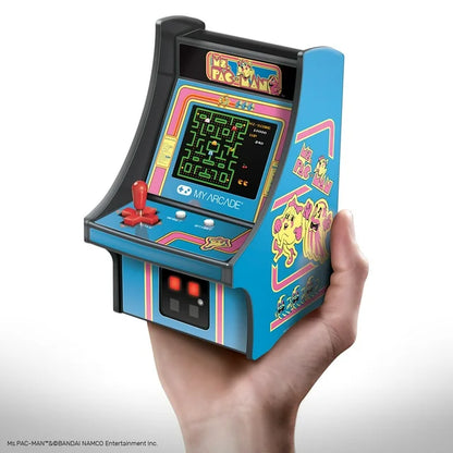 My Arcade Micro Player Mini Arcade: Ms. Pac-Man Video Game - 6.75" Retro Fun