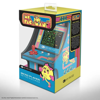 My Arcade Micro Player Mini Arcade: Ms. Pac-Man Video Game - 6.75" Retro Fun