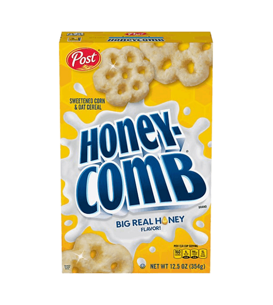 Post Honeycomb Kosher Cereal Made With Real Honey - 12.5 Oz