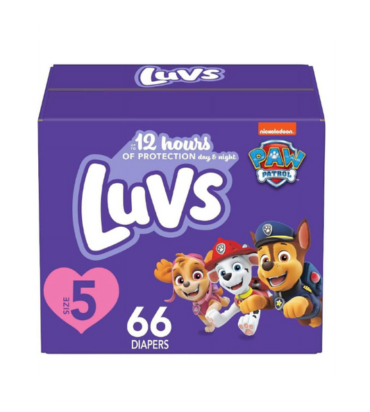 Luvs Ultra Leakguards Diapers, Size 5, 66 Count