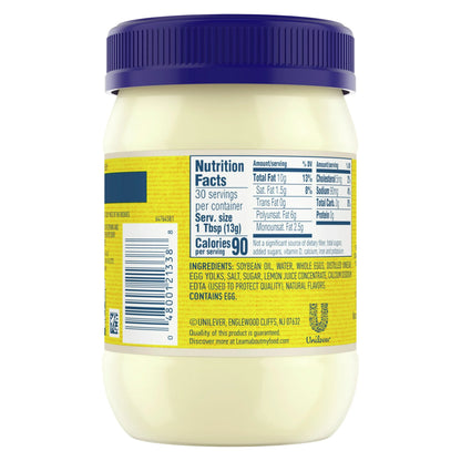 Hellmann's Made with Cage Free Eggs Real Mayonnaise, Condiments, 15 Oz